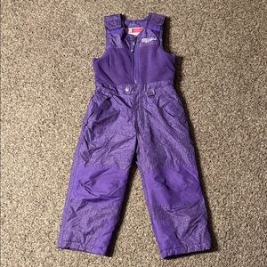 32 Degrees Kids Purple Overalls